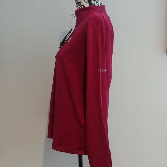 NWT!! Dare 2B Lowline II Core Stretch 1/4 Zip Ski Baselayer Top Size 8 - Picture 2 of 3